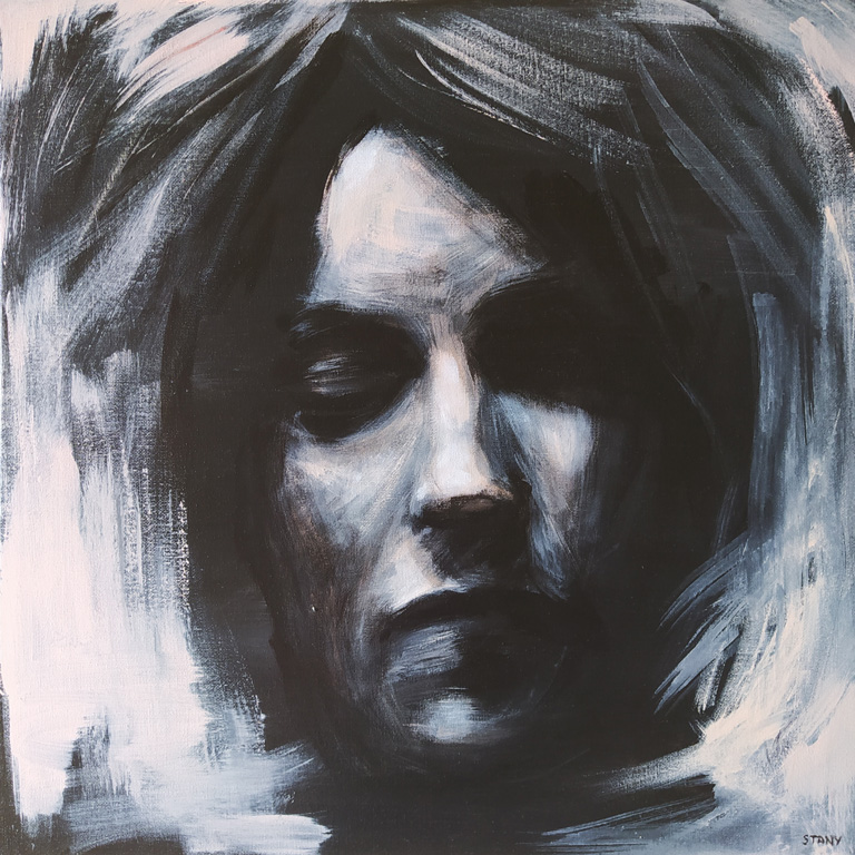 L'Assoupie (n°01) (50 x 50 cm) - 08/2023