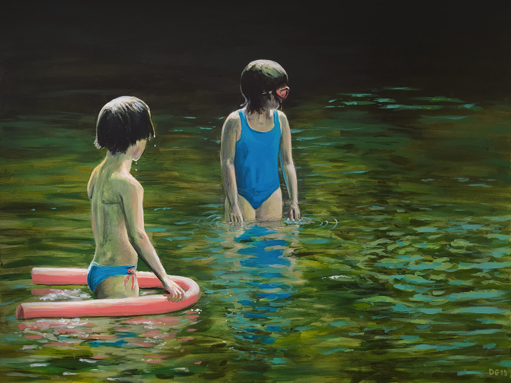 Le Bain (n°02) (80 x 60 cm) - 09/2019 Le Bain (n°02) (80 x 60 cm) - 09/2019