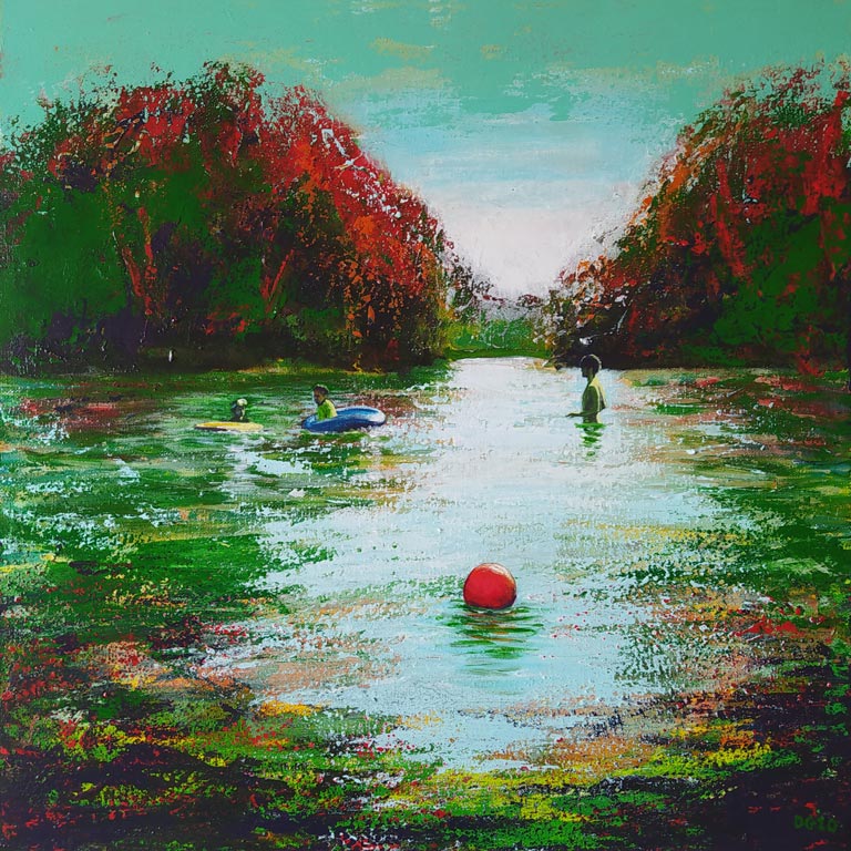 Le Ballon (n°02) (50 x 50 cm) - 10/2020 Le Ballon (n°02) (50 x 50 cm) - 10/2020