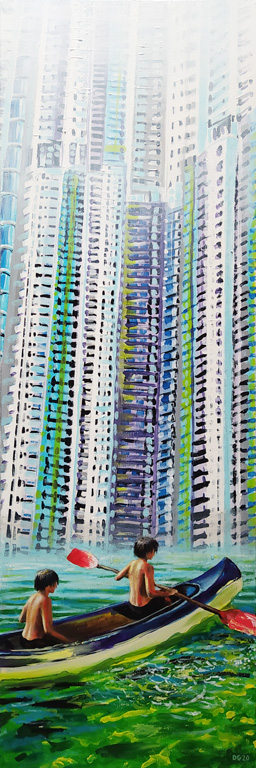 Le Débarcadère (40 x 120 cm) - 12/2020 Le Débarcadère (40 x 120 cm) - 12/2020