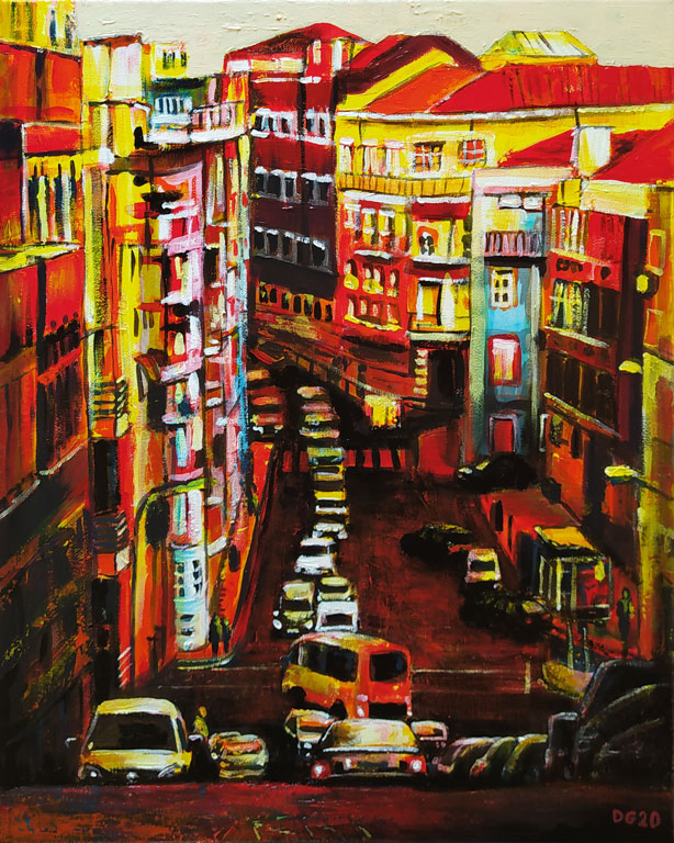 Lisbonne (n°2) (40 x 50 cm) - 07/2020 Lisbonne (n°2) (40 x 50 cm) - 07/2020