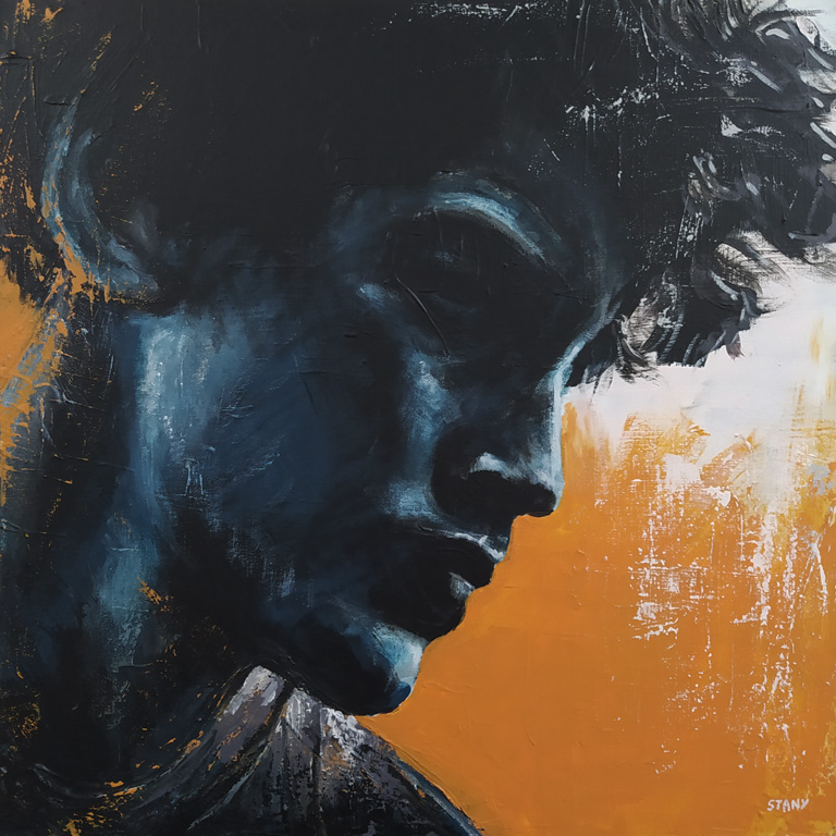 Portrait (n°2) (50 x 50 cm) - 12/2022