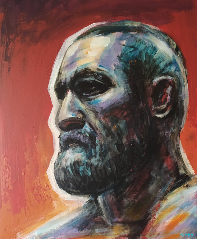Portrait (n°28) (38 x 46 cm) - 09/2023