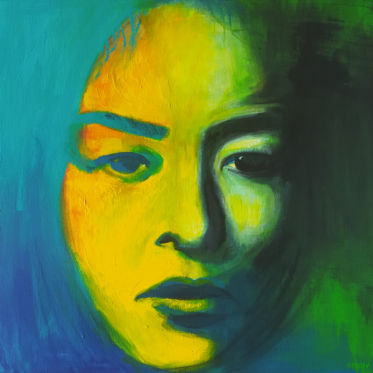 Portrait (n°48) (50 x 50 cm) - 03/2024