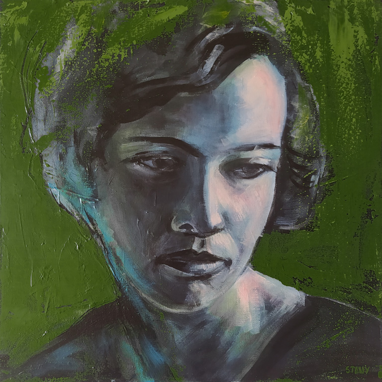 Portrait (n°52) (40 x 40 cm) - 04/2024