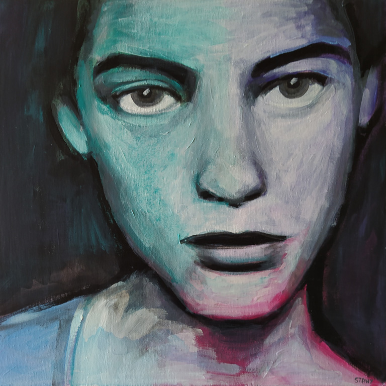 Portrait (n°60) (50 x 50 cm) - 06/2024