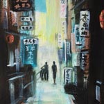 Tokyo Shibuya Street (n°4) (25 x 51 cm) - 07/2024