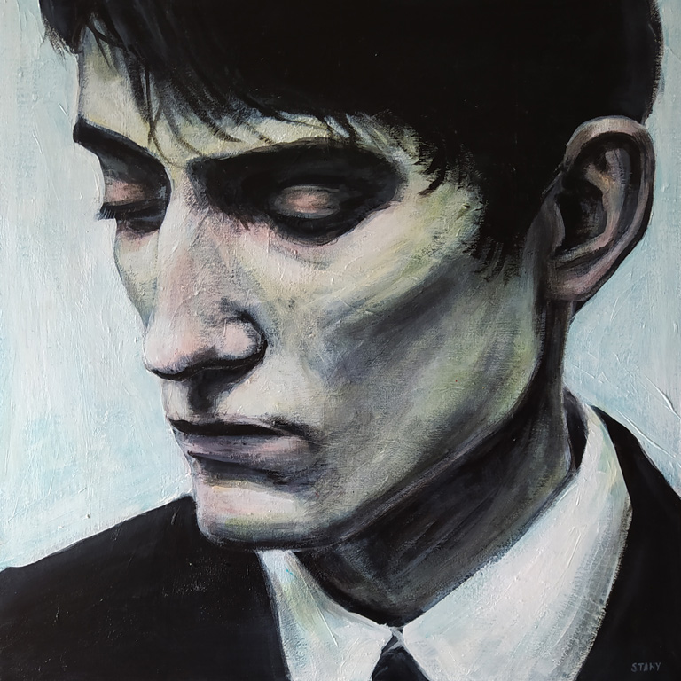 Portrait (n°46) (50 x 50 cm) - 02/2024 Portrait (n°46) (50 x 50 cm) - 02/2024
