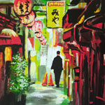 Shibuya Nonbei Yokocho, Tokyo (40 x 40 cm) - 11/2021